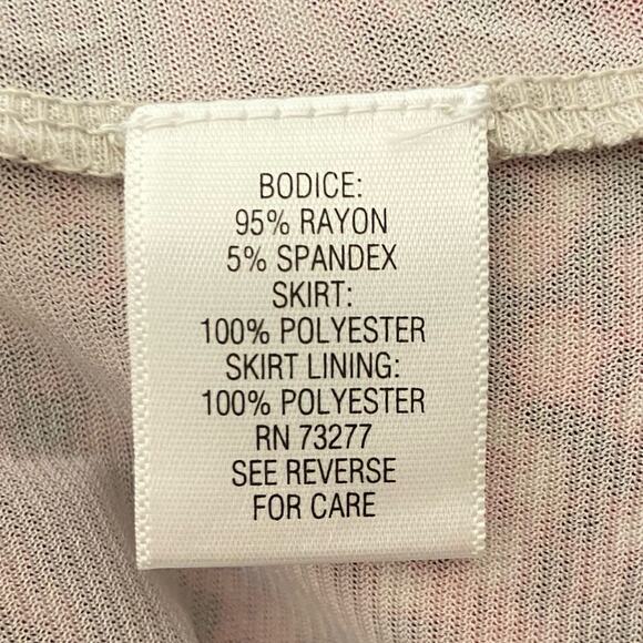 APT 9 Sleeveless Fit And Flare Dress In Pink Abstract Print Women’s Petite XL - Picture 8 of 9